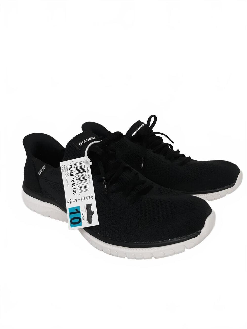 Skechers Womens Virtue Swift Fit 179161 Black 10 Medium